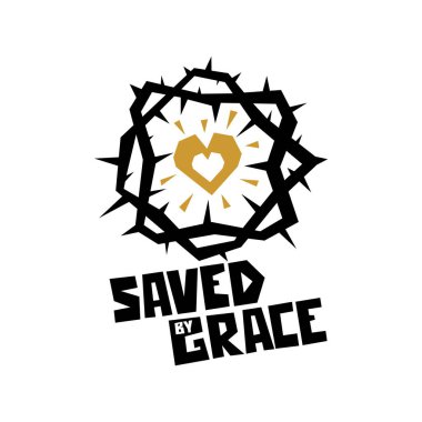 İncil illüstrasyonu. Hristiyan sanatı. Grace tarafından kurtarıldı..