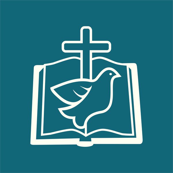 Holy spirit, cross, dove, Bible