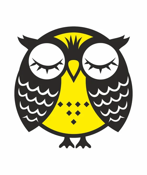 Счастливая сова — стоковый вектор