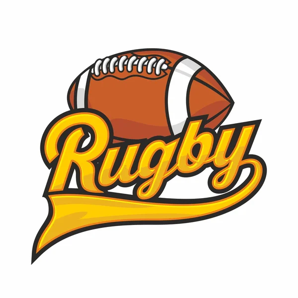 Rugby nápisy — Stockový vektor