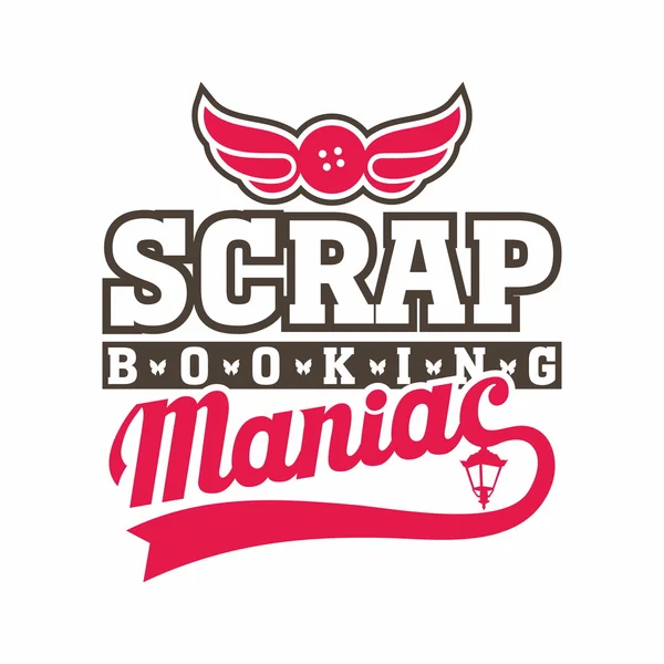 Scrapbooking μανιακός — Διανυσματικό Αρχείο