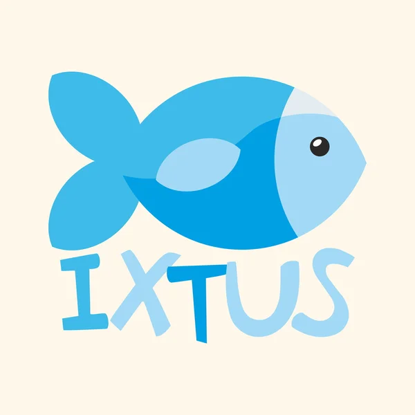 Fisk, ixtus — Stock vektor