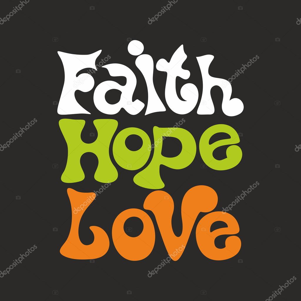 Fe, esperanza, amor Vector de stock por ©biblebox 86812280