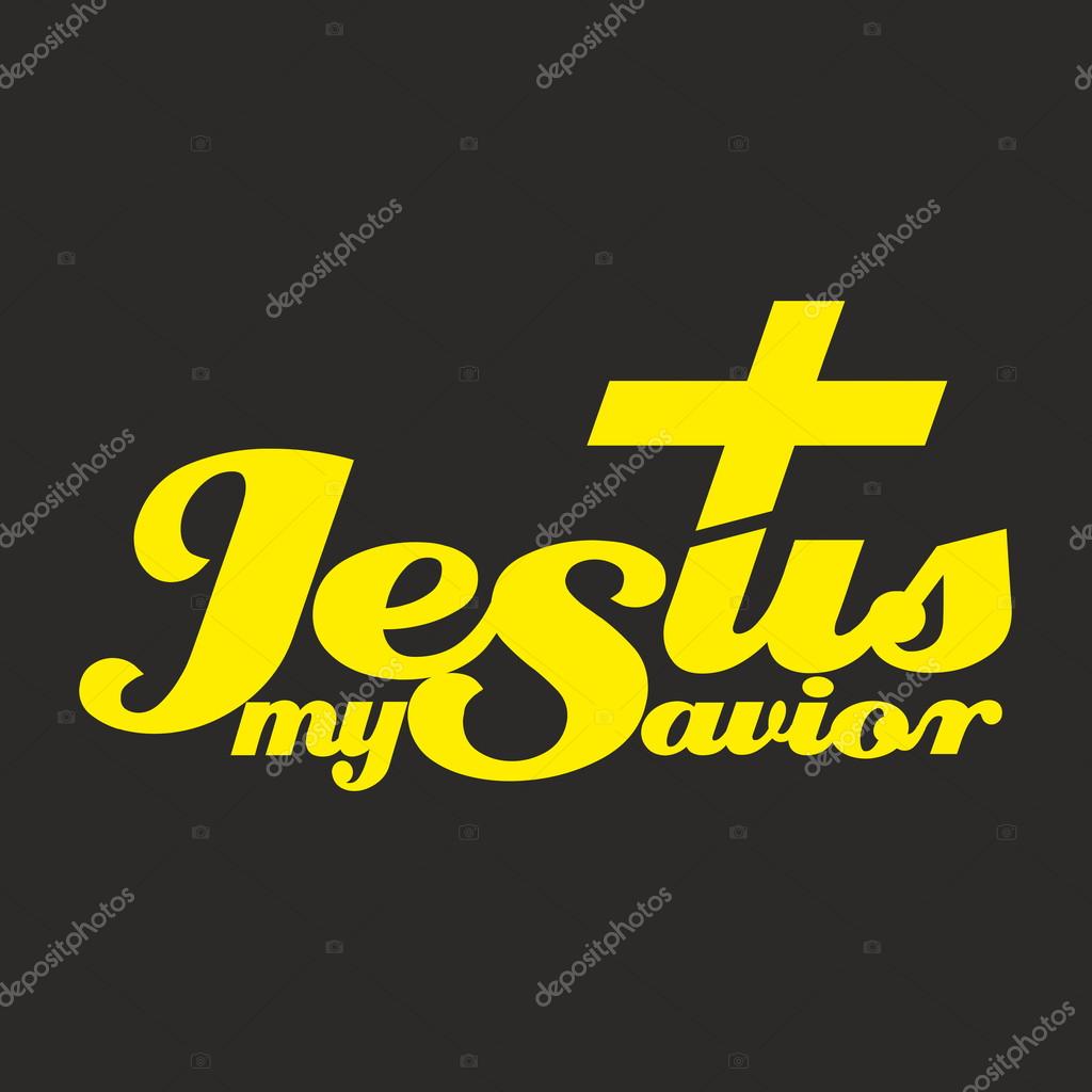 Jesus. Savior. Lettering