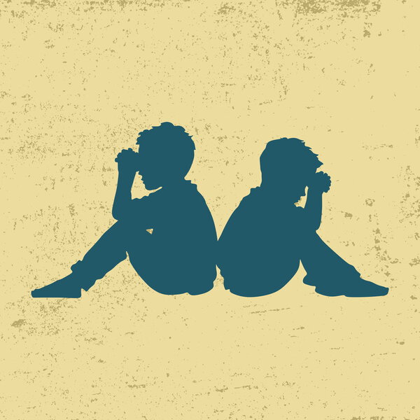 Дети с молитвенными руками
