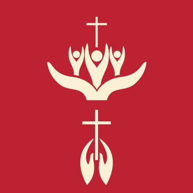Eller ve çapraz, İncil, üyelik, kilise üyeleri, arkadaş grubu, cemaat, simge, çapraz, eller, ibadet