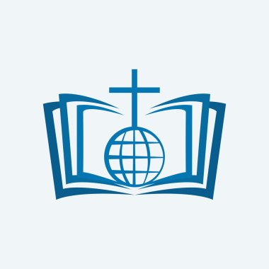 Cross, globe, and Bible
