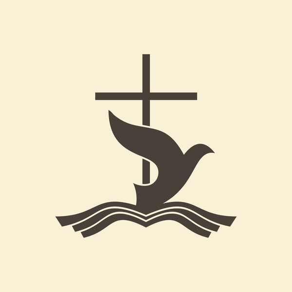 Cross, dove, Bible, Christianity