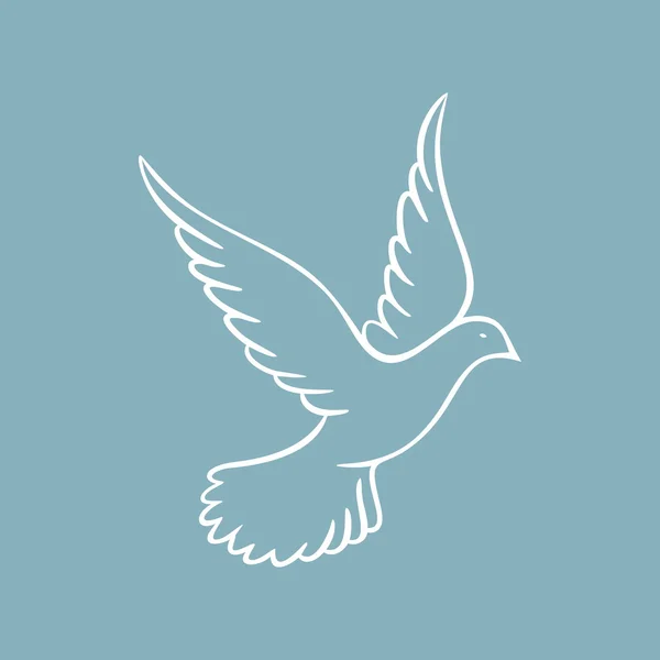 Dove, Holy spirit — Stock Vector