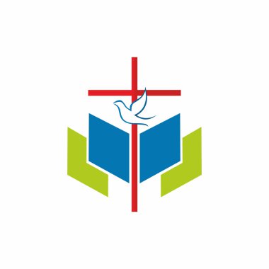 Cross, güvercin, İncil, misyonlar, simgesi