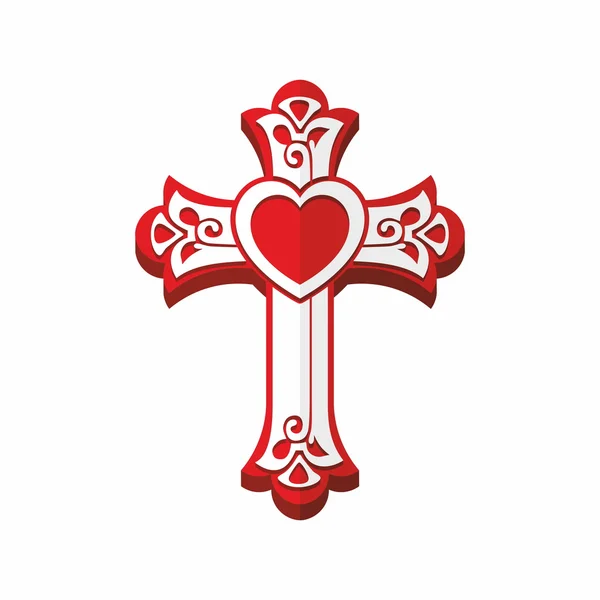 イエス・キリストの十字架 — ストックベクタ