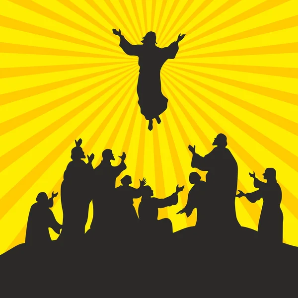 L'Ascension du Seigneur Jésus-Christ — Image vectorielle