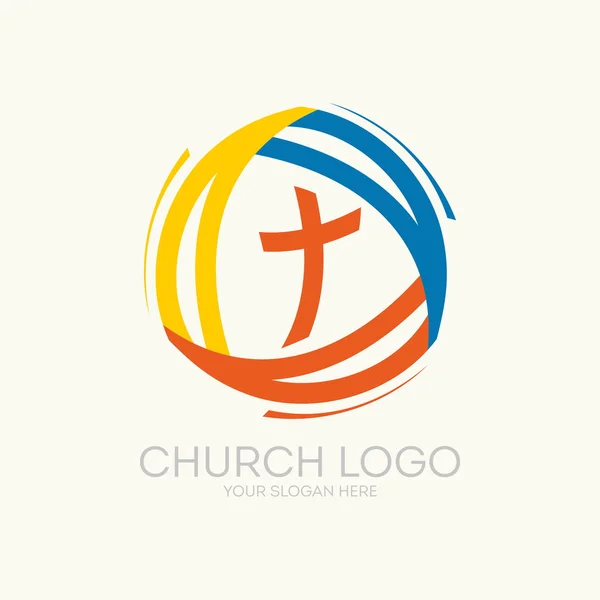 Logo of the church. Trinity — Stock Vector