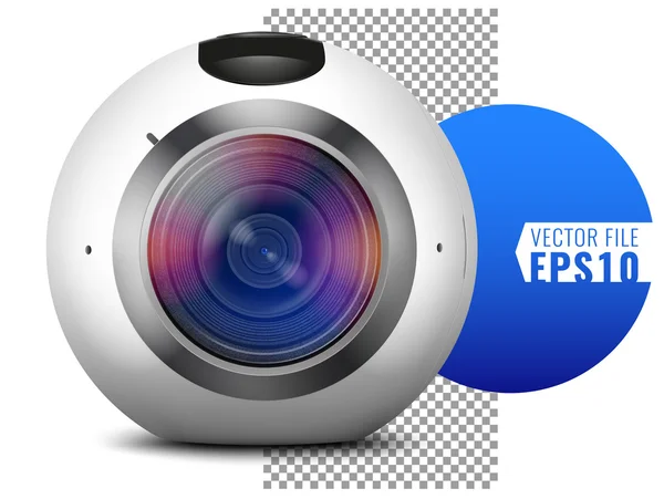 Sanal gerçeklik göz topu video kamera