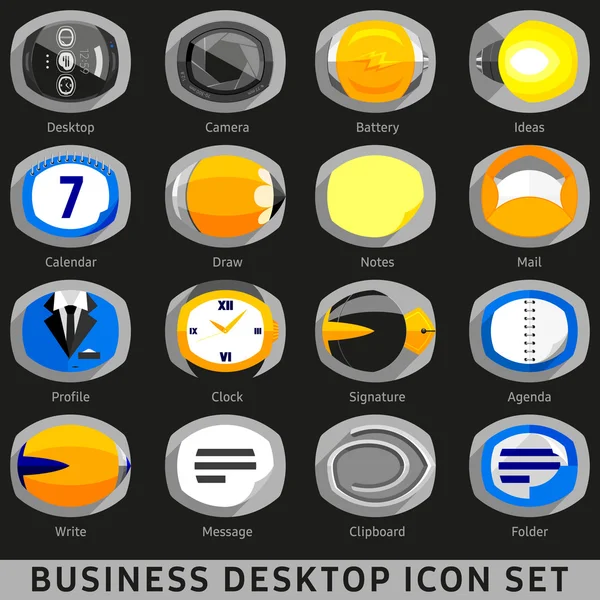 Ofis iş simgeleri Vektör koleksiyonu 