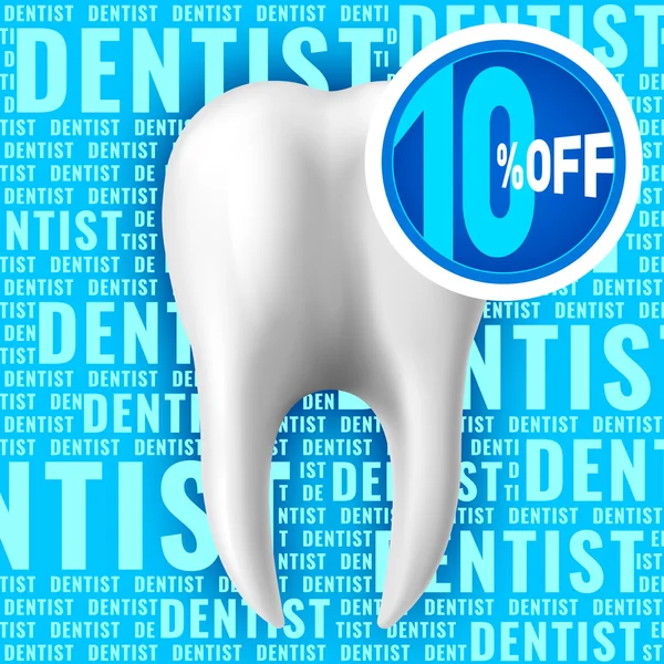 Vektör Diş İllüstrasyonu posteri