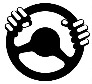 Direksiyon simidi sürücünün elle