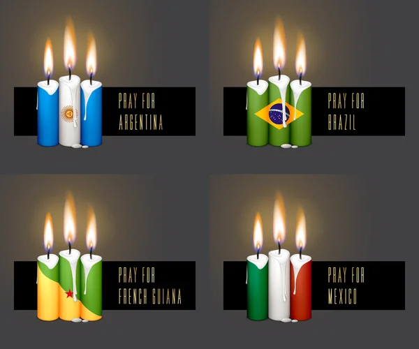 Arjantin, Brezilya, Fransız Guyanası, Meksika için dua