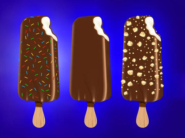 Set ısırıldı dondurma