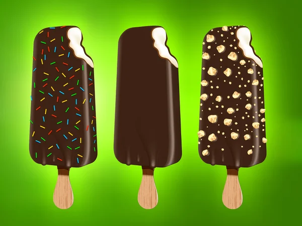 Set ısırıldı dondurma