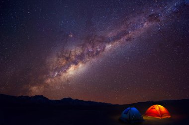gökyüzü güzel Samanyolu'nda görüntülemek