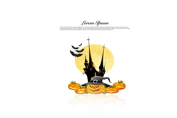 Halloween conceito ideia de fundo — Fotografia de Stock