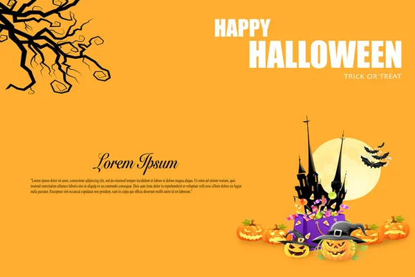 Idee concept van Halloween achtergrond vakantie feest — Stockfoto