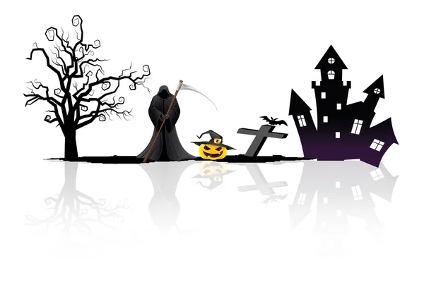 Concepto de idea de fondo halloween —  Fotos de Stock