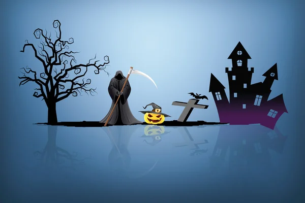 Halloween conceito ideia de fundo — Fotografia de Stock