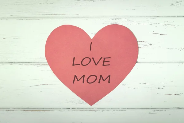 Papier hart voor Mother's Day — Stockfoto