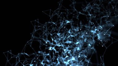 Plexus tabanlı 3D beste. Üstünü örtmek için farklı yöntemler kullan. Farklı renk değişkenlerinin şeffaflığı yoluyla canlandırma