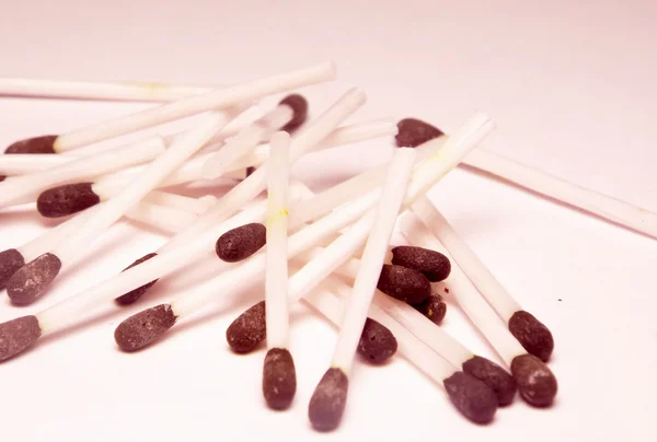 Wax matches on desk — Stock Photo, Image