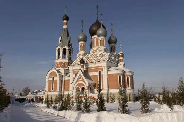 Orthodoxe Kirche in Sibirien Stockbild