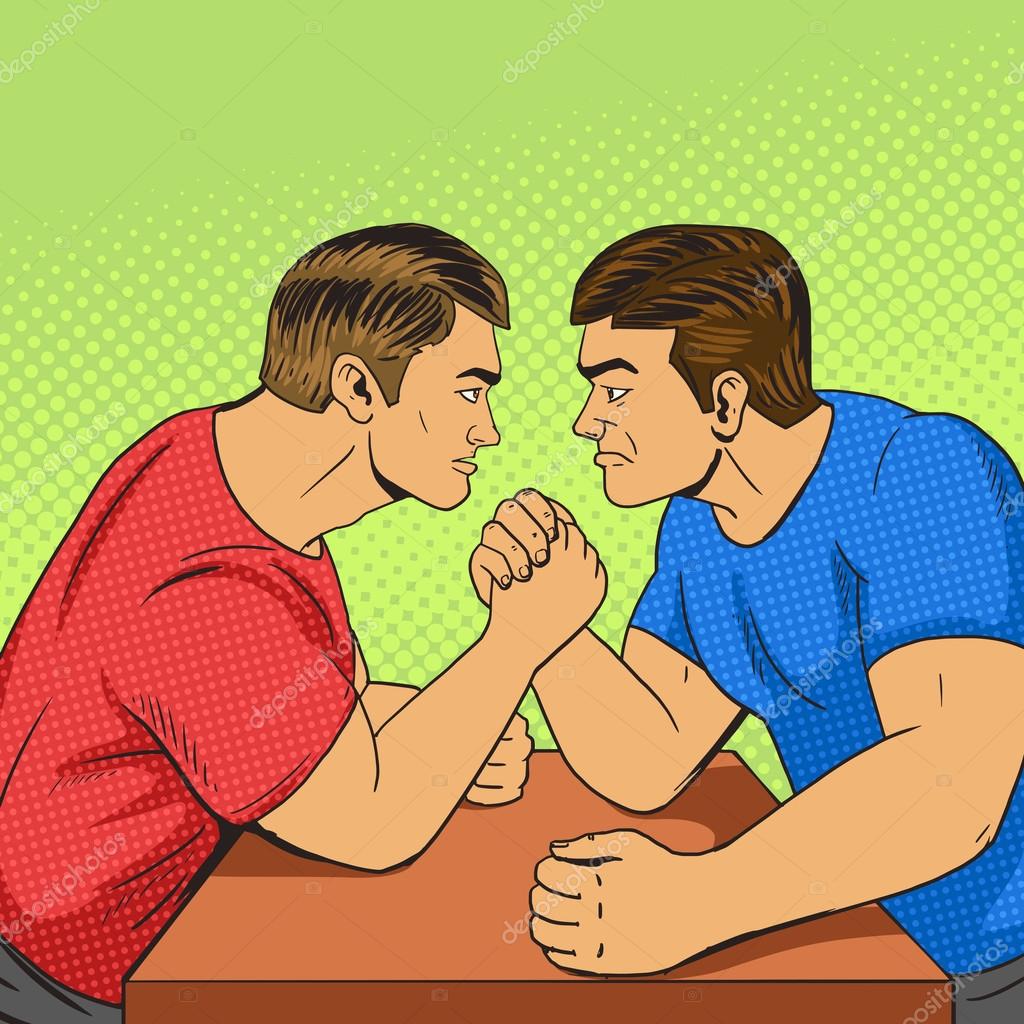 Imagens vetoriais de Arm wrestling drawing | DepositPhotos, image size:1024x1024
