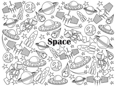 Alanı renksiz set vektör çizim