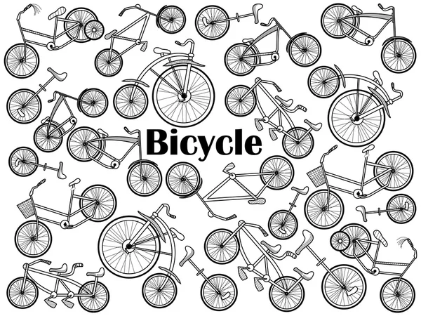 Illustration vectorielle de série incolore cycle — Image vectorielle