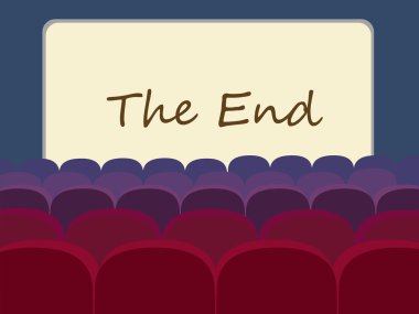 Sinema ve film ekran vektör çizim