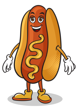 Çizgi filmdeki sosisli çizgi roman pop sanatları PNG