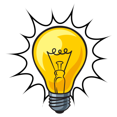 Parlayan ampul, pop sanatının PNG 'si.