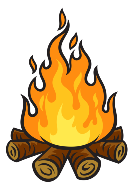 PNG 'nin gölet kıyısında yangın.