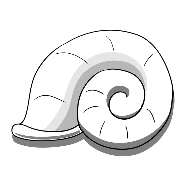 Helix noir et blanc — Image vectorielle