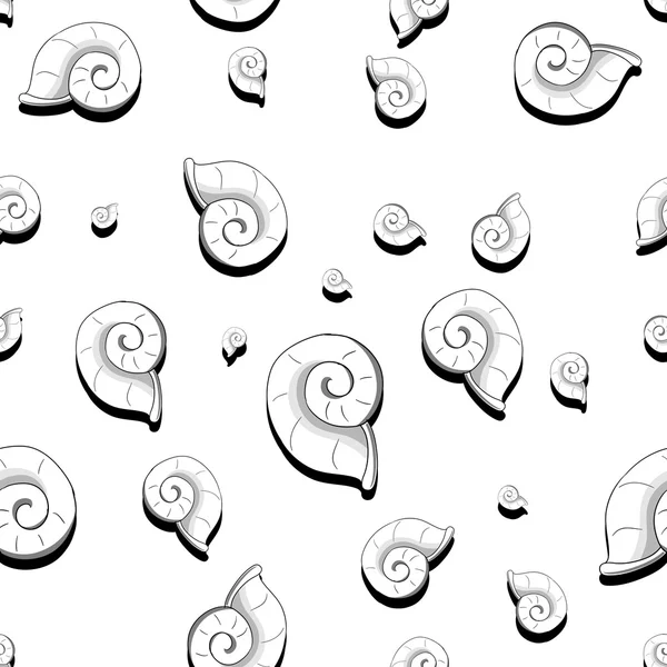 螺旋黑色和白色 — 图库矢量图片