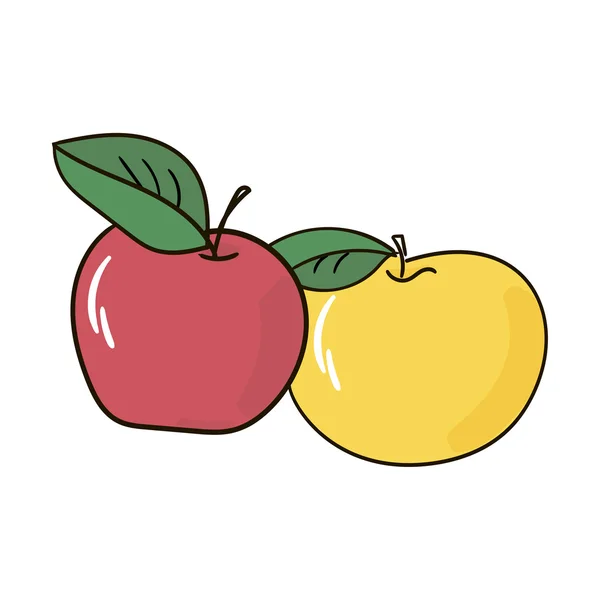 Φρούτα μήλων — Διανυσματικό Αρχείο