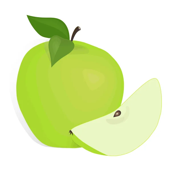 Apple fruit — Stock Vector