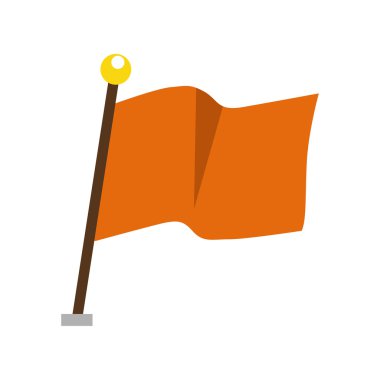 Minimalist bayrak illüstrasyon vektör