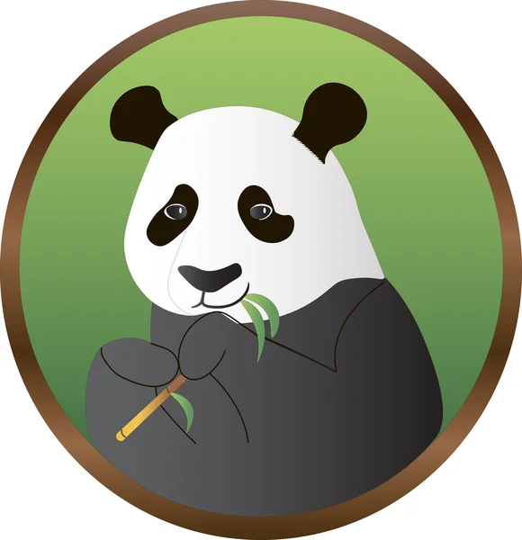 Панда п'яний Векторні ілюстрації — стоковий вектор