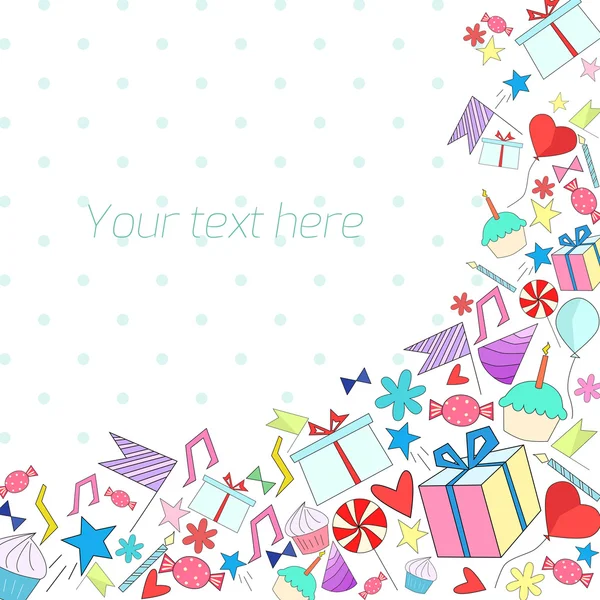 Holiday background with text placeholder