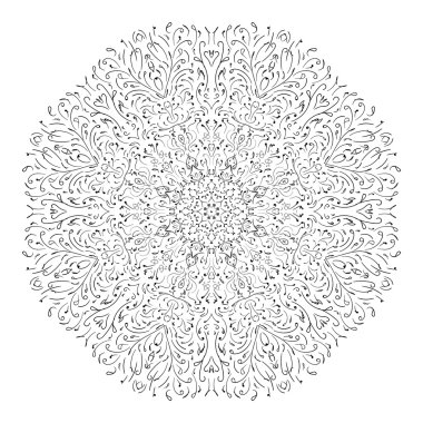 Çiçek süsleme tasarlamak vektör çizim