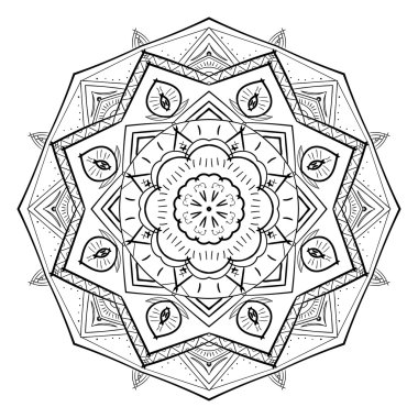 Çiçek süsleme tasarlamak vektör çizim