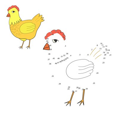 Nokta tavuk tavuk bağlanmak